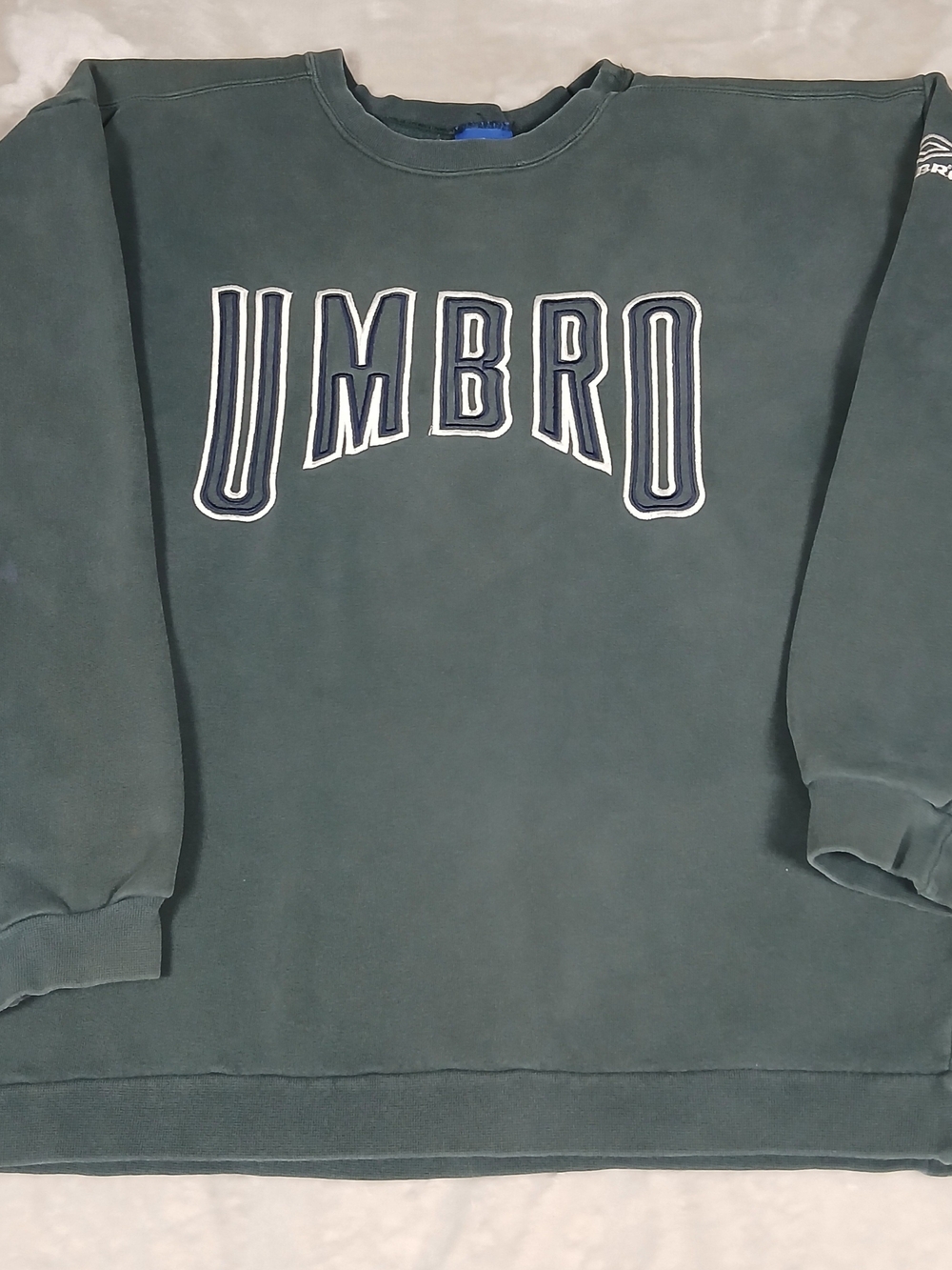 Vintage Umbro Sweatshirt Made In USA L Green Men's Pullover Sweater